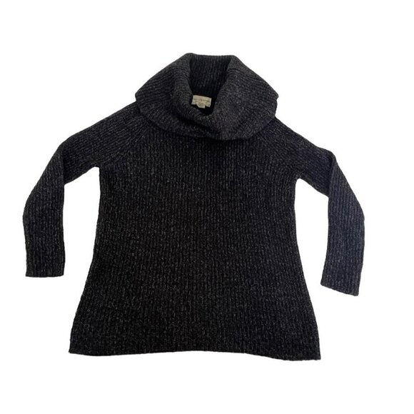Denim & Supply Ralph Lauren Woman's Sz S Black Cowl Neck Knit Pullover Sweater - Picture 7 of 7